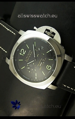 Panerai PAM365 L’Astronomo Luminor 1950 GMT Equation of Time Black Dial Steel