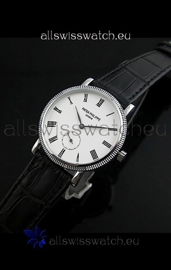 Patek Philippe Calatrava Mens in White Dial