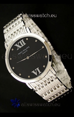 Patek Philippe Geneve Men in Black Dial