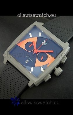 Tag Heuer Monaco Limited Edition Titanium in Orange Markers