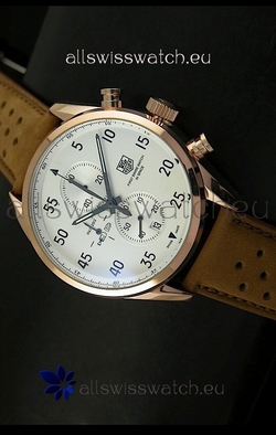 Tag Heuer Carrera 1887 SpaceEX Edition Quartz in Pink Gold