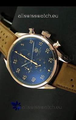 Tag Heuer Carrera 1887 SpaceEX Edition Quartz in Pink Gold