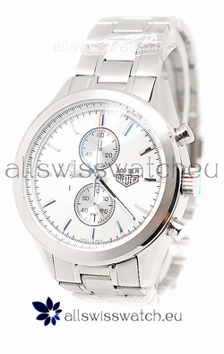 Tag Heuer Carrera Cal. 1887 Chronograph in White Dial