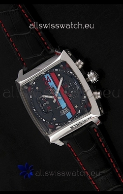 Tag Heuer Monaco Twenty Four Concept Chronograph in Black Dial