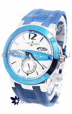 Ulysse Nardin Executive Dual Time in Persian Blue Bezel