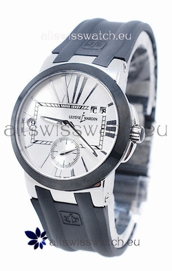Ulysse Nardin Executive Dual Time Steel Black