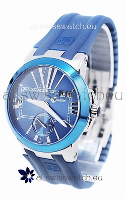 Ulysse Nardin Executive Dual Time Blue Lady's