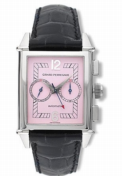Girard Perregaux 25990-0-53-9159 Vintage Mens Automatic 18kt White Gold