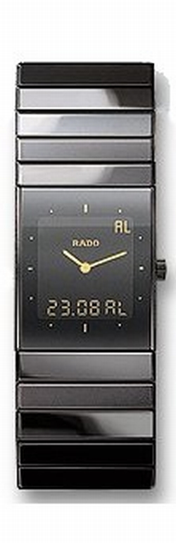 Rado R21364152 Mens Quartz Black Ceramic