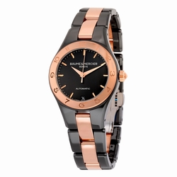 Baume et Mercier 10069 Linea Ladies Automatic Black Ceramic