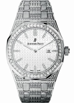 Audemars Piguet 67652BC.ZZ.1262BC.01 Royal Oak Ladies Quartz 18 kt White Gold