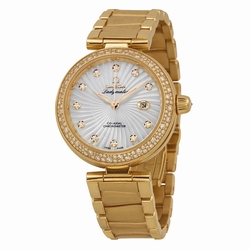 Omega 425.65.34.20.55.002 Ladies Automatic 18kt Yellow Gold