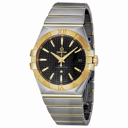 Omega 123.20.35.20.01.002 Constellation Mens Automatic Stainless Steel and Yellow Gold