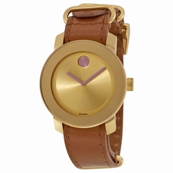 Movado 3600363 Bold Ladies Quartz Yellow Gold Ion-Plated Stainless Steel