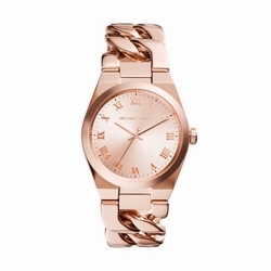 Michael Kors MK3414 Ladies Quartz Rose Gold-plated Stainless Steel