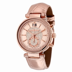 Michael Kors MK2445 Sawyer Ladies Quartz Rose Gold-Tone Stainless Steel