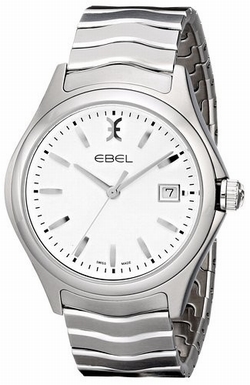 Ebel 1216201 Wave Mens Quartz Stainless Steel