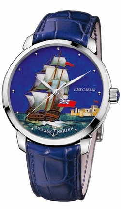 Ulysse Nardin 8150-111-2-CAESAR San Marco Mens Automatic 18kt white gold