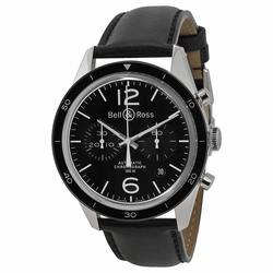 Bell & Ross BRG126-BL-BE/SCA Vintage Mens Automatic Stainless Steel