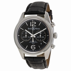 Bell & Ross BRG126-BL-ST/SCR Vintage Mens Automatic Stainless Steel