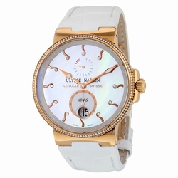 Ulysse Nardin 266-66B-991 Marine Chronometer Ladies Automatic 18kt Rose Gold