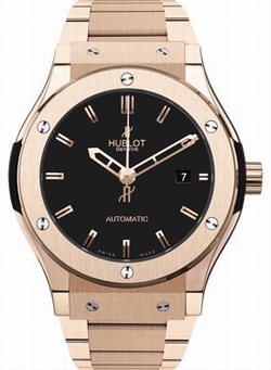 Hublot 542.OX.1180.OX Mens Automatic Gold - Tone Stainless Steel
