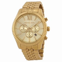 Michael Kors MK8281 Lexington Mens Quartz Gold-tone Stainless Steel