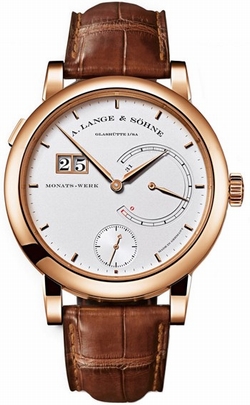 A. Lange & Sohne 130.032 Mens Hand Wind 18K Rose Gold