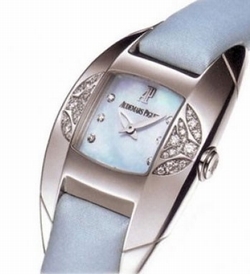 Audemars Piguet 67438BC.ZZ.A021SU.01 Ladies Quartz Diamond Encrusted 18kt White Gold
