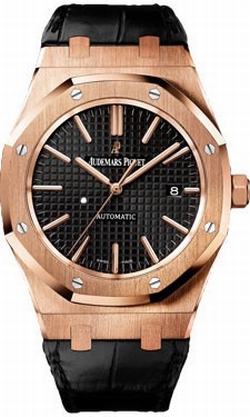 Audemars Piguet 15400OR.OO.D002CR.01 Royal Oak Mens Automatic 18kt Pink Gold
