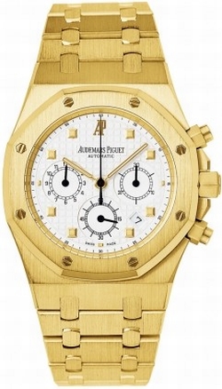 Audemars Piguet 25960BA.OO.1185BA.01 Royal Oak Mens Automatic Brushed 18kt Yellow Gold