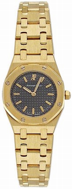 Audemars Piguet 67075BA.OO.1100BA.04 Royal Oak Ladies Quartz 18kt Yellow Gold
