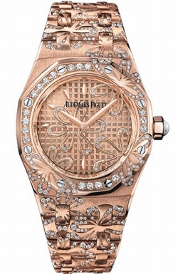 Audemars Piguet 67617OR.ZZ.1235OR.01 Royal Oak Ladies Quartz 18 kt rose gold
