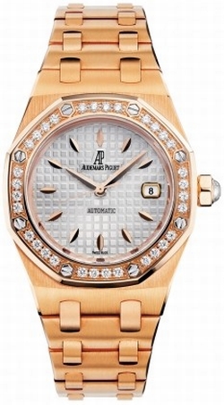 Audemars Piguet 77321OR.ZZ.1230OR.01 Royal Oak Ladies Automatic 18kt Rose Gold