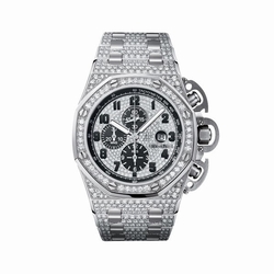 Audemars Piguet 26215BCZZ1239BC01 Royal Oak Offshore Mens Automatic 18kt White Gold Diamond