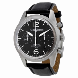 Bell & Ross BRV126-BL-ST/SCA Vintage Mens Automatic Stainless Steel