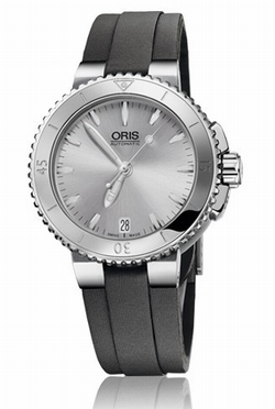 Oris 01 733 7652 4141-07 5 18 14FC Aquis Ladies Automatic Stainless Steel