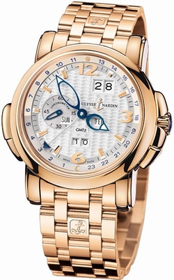 Ulysse Nardin 326-60-8/60 GMT Perpetual Mens Automatic 18kt Rose Gold