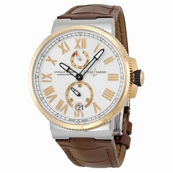 Ulysse Nardin 1185-122-41 Marine Mens Automatic 18kt Rose Gold