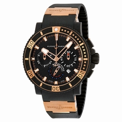 Ulysse Nardin 353-90-3 Mens Automatic 18kt Rose Gold