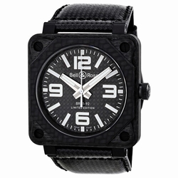 Bell & Ross BR0192-CA-FIBER Aviation Mens Automatic Black Carbon Fiber IP Steel