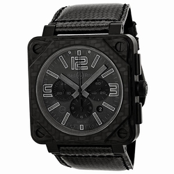 Bell & Ross BR0194-CA-FIBER-PH Aviation Mens Automatic Black Carbon Fiber