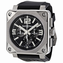 Bell & Ross BR0194-TI-PRO-FIB Aviation Mens Automatic Titanium