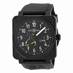 Bell & Ross BR0197-CLIMB Aviation Mens Automatic Black PVD Stainless Steel
