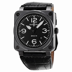 Bell & Ross BR0392-CERAM-ALI Aviation Mens Automatic Black Ceramic