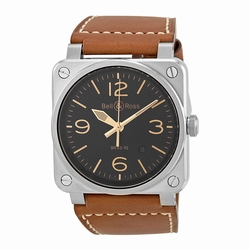 Bell & Ross BR0392-ST-G-HE/SCA Aviation Mens Automatic Stainless Steel