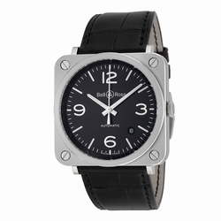 Bell & Ross BRS92-BL-ST Mens Automatic Stainless Steel