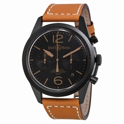 Bell & Ross BR126-HERITAGE Vintage Mens Automatic Black IP Stainless Steel