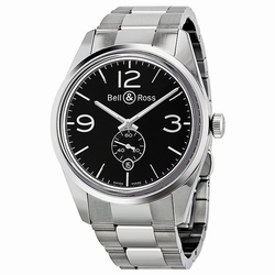 Bell & Ross BRG123-BL-ST/SST Vintage Mens Automatic Stainless Steel