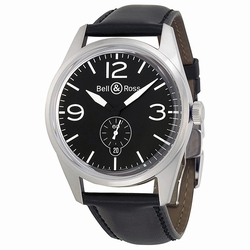 Bell & Ross BRV123-BL-ST-SCA Vintage Mens Automatic Stainless Steel